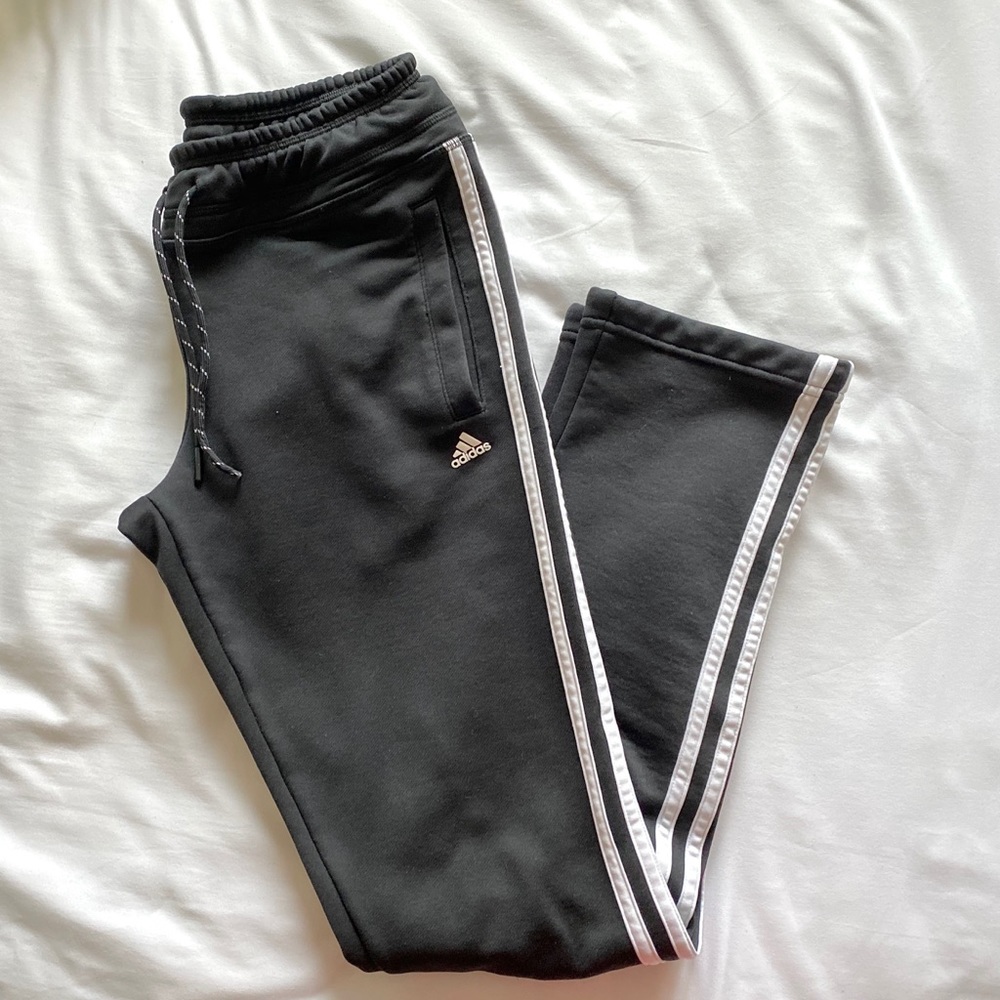 Black Adidas joggers